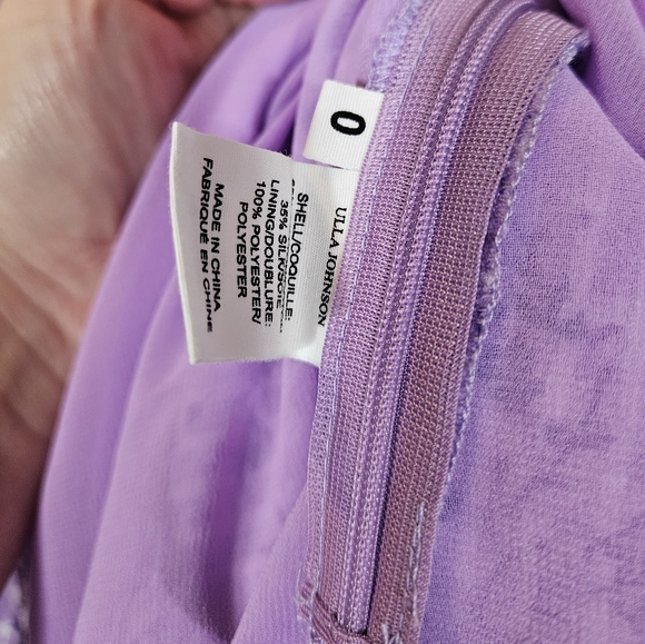 Ulla Johnson | Joan Purple Floral Midi Dress - Picture 8 of 8